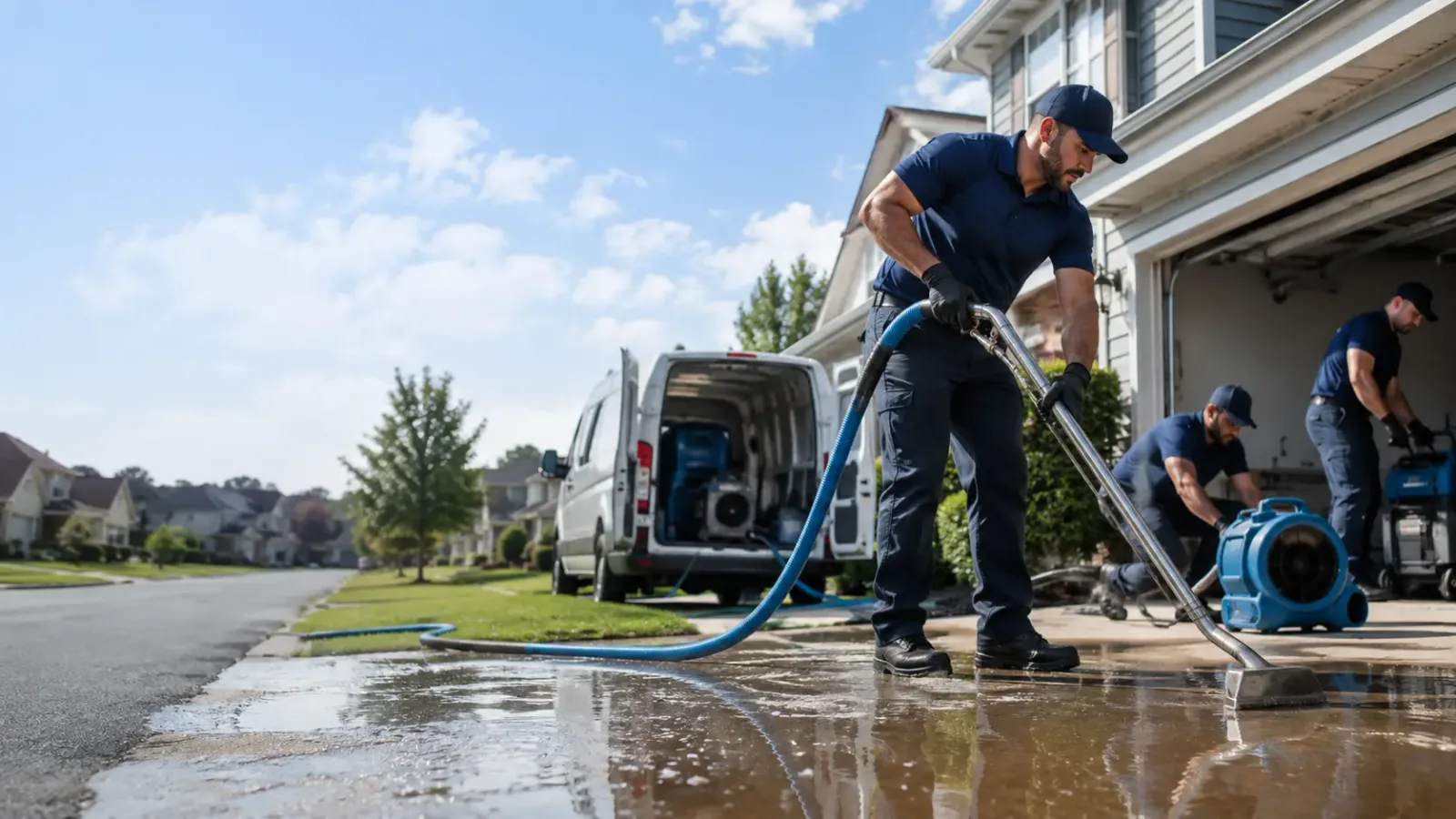 Flood Damage Restoration in Martins Ferry, OH